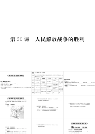 八年级历史上册 第20课 人民解放战争的胜利课件 岳麓版-岳麓版初中八年级上册历史课件
