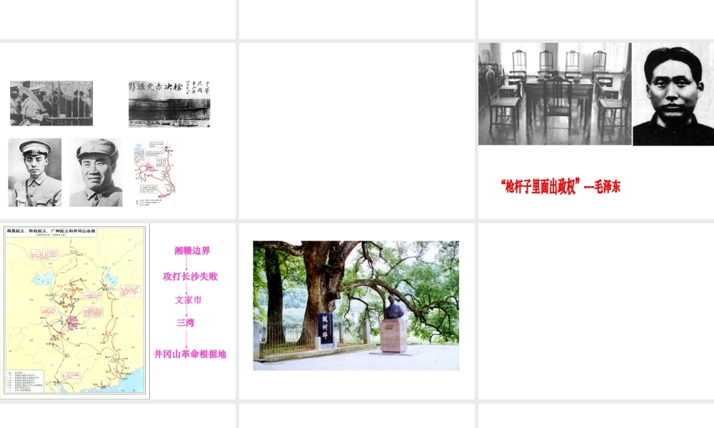 八年级历史上册 12 星星之火可以燎原说课课件 新人教版-新人教级上册历史课件