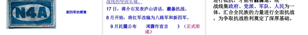 八年级历史上册 第16课 全民族的抗战课件2 岳麓版-岳麓级上册历史课件