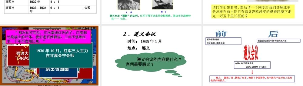 八年级历史上册 第三单元 第10课 红色政权的创建与红军长征课件 华东师大版-华东师大级上册历史课件