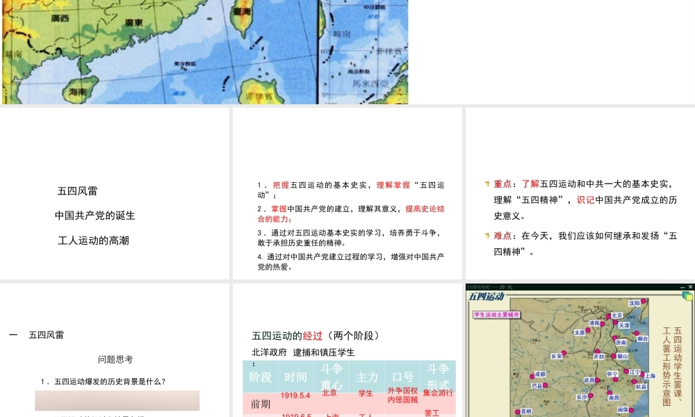 八年级历史上册 第三单元 第13课 伟大的开端课件 北师大版-北师大级上册历史课件