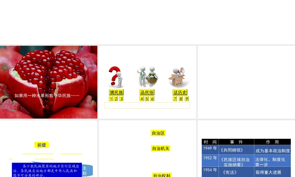 八年级历史上册 第三单元 第14课 各民族的团结与发展课件 北师大版-北师大版初中八年级上册历史课件