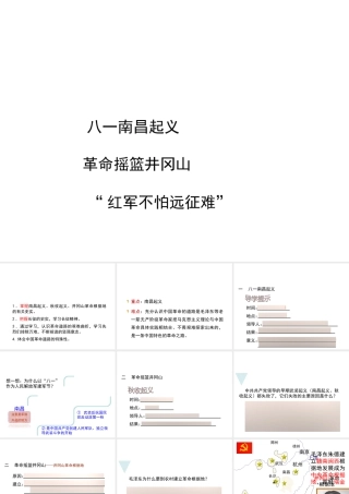 八年级历史上册 第三单元 第15课 星星之火，可以燎原课件 北师大版-北师大版初中八年级上册历史课件