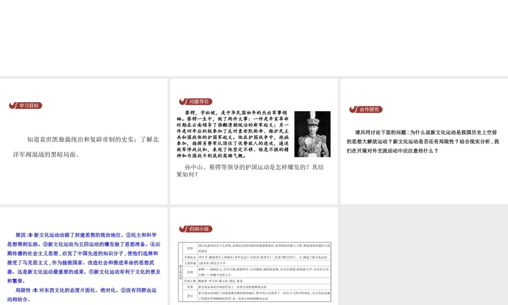 八年级历史上册 第三单元 资产阶级革命与中华民国的建立 第11课 北洋政府的黑暗统治教学课件 新人教版-新人教版初中八年级上册历史课件