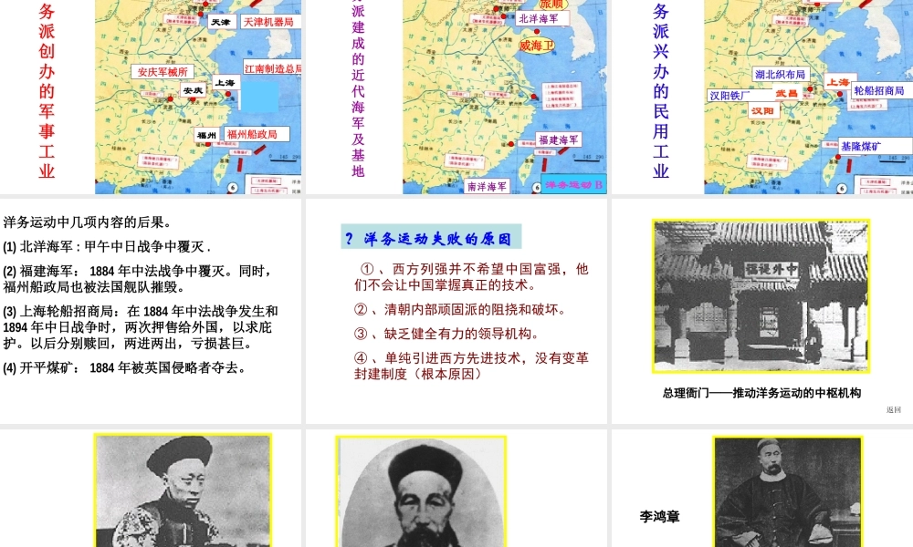 八年级历史上册 第二单元 近代化的起步复习课件 华东师大版-华东师大版初中八年级上册历史课件