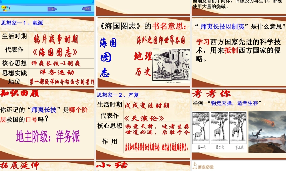 八年级历史上册 第6单元 人民解放战争（--）第22课 近代新闻出版与文学艺术的发展课件1 中图版-中图级上册历史课件