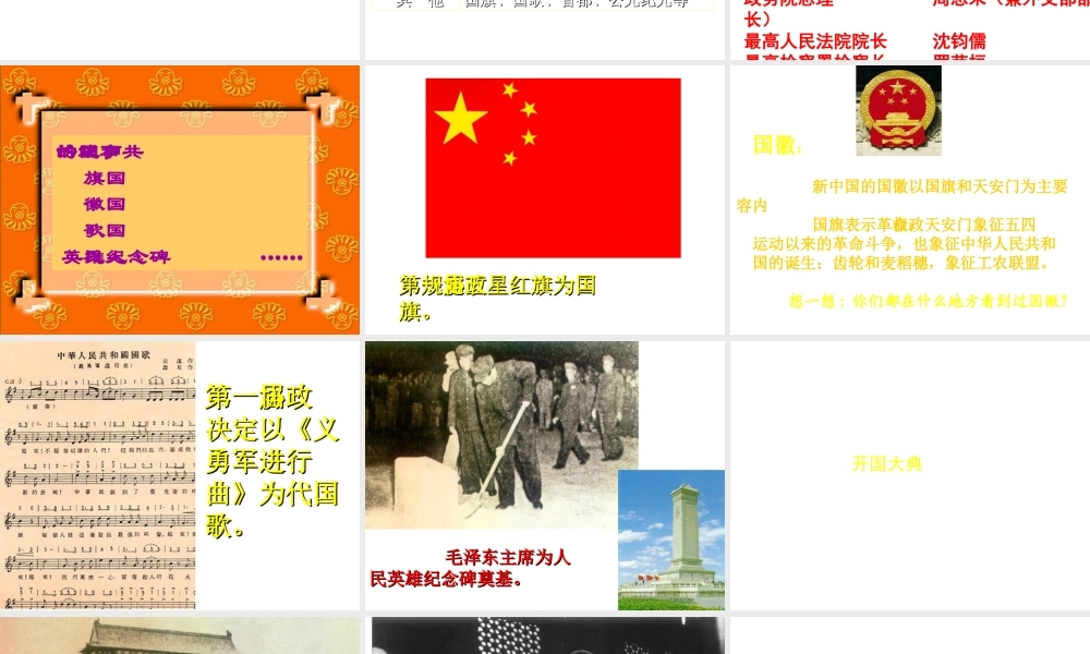 八年级历史下册 第一单元 第1课 中华人民共和国成立课件1 北师大版-北师大版初中八年级下册历史课件