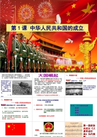 八年级历史下册 第一单元 第1课 中华人民共和国的成立课件3 岳麓版-岳麓级下册历史课件