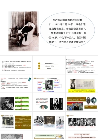 八年级历史上册 第二单元 辛亥革命与民族觉醒 8《袁世凯称帝与军阀混战》课件 华东师大版-华东师大版初中八年级上册历史课件