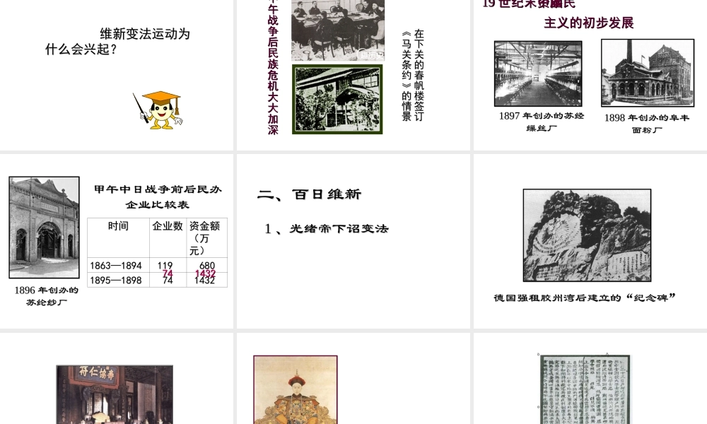 八年级历史上册 第6课 戊戌变法课件2 岳麓版-岳麓级上册历史课件