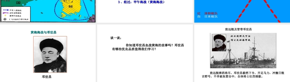 八年级历史上册 第一单元 第2课 边疆危机与甲午中日战争课件 华东师大版-华东师大级上册历史课件