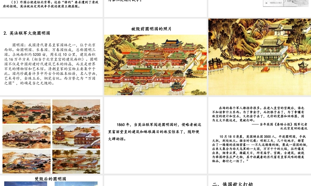 八年级历史上册 第一单元 第2课《劫难中的抗争》课件2 北师大版-北师大级上册历史课件