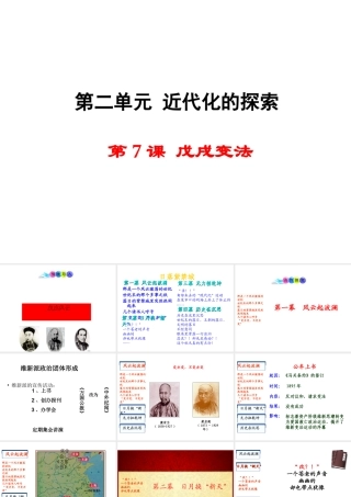 八年级历史上册 第7课 戊戌变法课件1 新人教版-新人教级上册历史课件