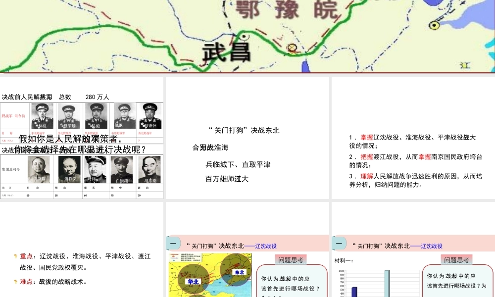 八年级历史上册 第五单元 第24课 国民党政权的崩溃课件 北师大版-北师大级上册历史课件