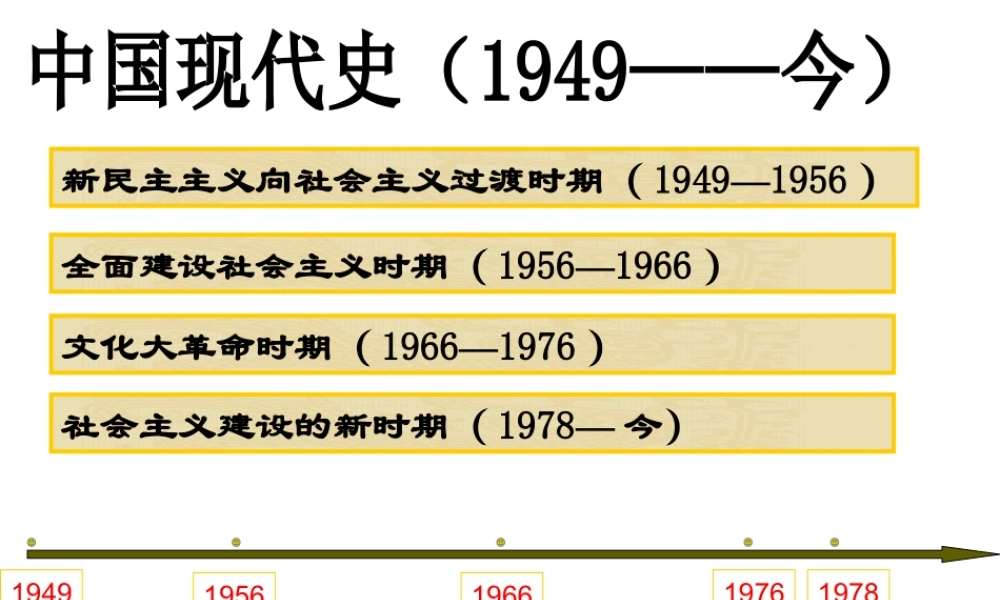 八年级历史下册 第一单元 中华人民共和国的成立和巩固 第1课 中华人民共和国成立课件5 新人教版-新人教版初中八年级下册历史课件