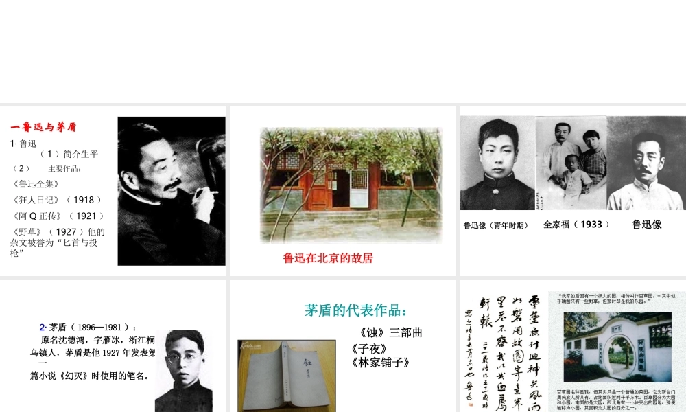 八年级历史上册 第近代中国思想与文化艺术成就课件 华东师大版-华东师大级上册历史课件