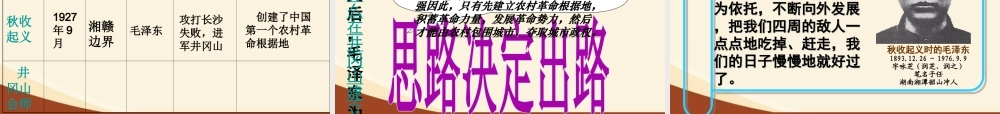 八年级历史上册 第四单元 新民主主义革命的展开 第16课 星火燎原课件3 冀教版-冀教版初中八年级上册历史课件