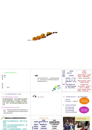 八年级历史下册 第七单元 第21课《劳动就业与社会保障》课件2 华东师大版-华东师大级下册历史课件