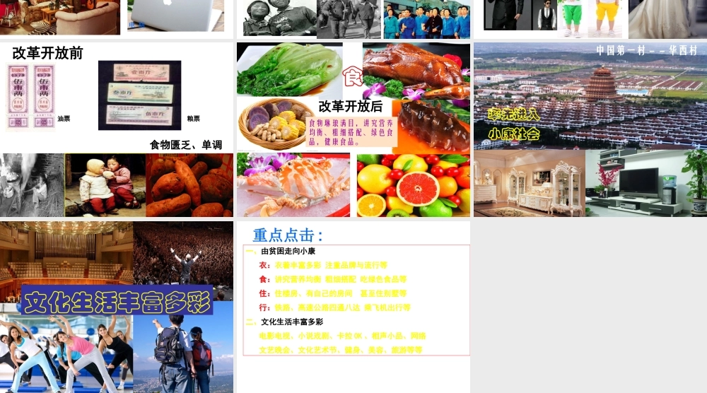 八年级历史下册 第七单元 第22课《社会生活的变迁》课件2 华东师大版-华东师大级下册历史课件