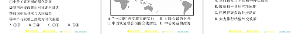 八年级历史下册 第十六课 独立自主的和平外交政策课件 川教版-川教版初中八年级下册历史课件