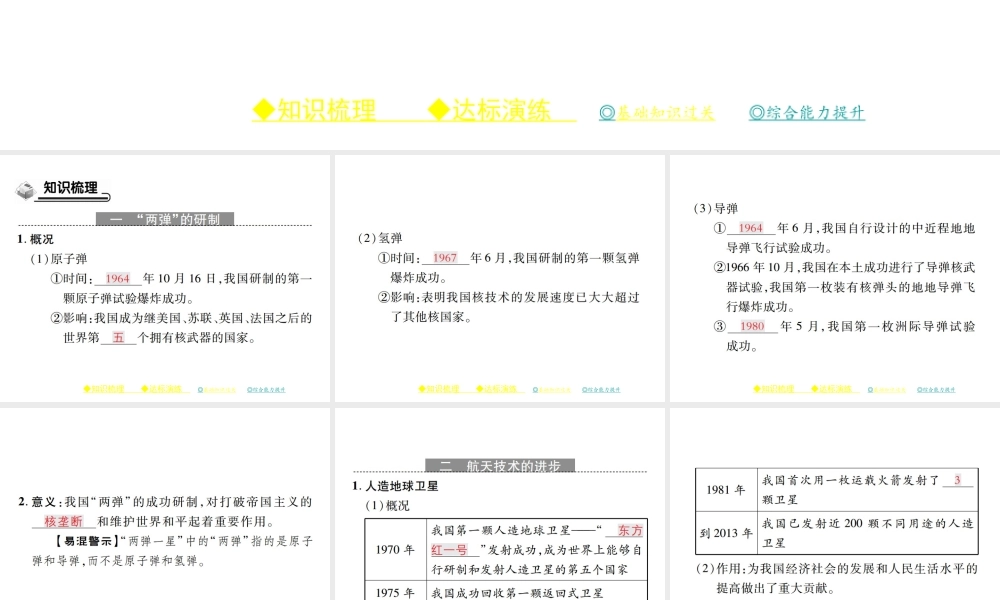 八年级历史下册 第十七课 现代科学技术的成就课件 川教版-川教版初中八年级下册历史课件