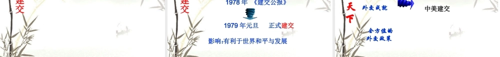 八年级历史下册 第五学习主题 国防建设与外交成就 第16课《朋友遍天下》课件4 川教版-川教级下册历史课件