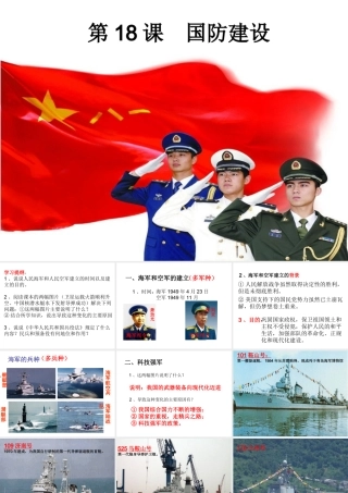 八年级历史下册 第五单元 第18课 国防建设课件1 岳麓版-岳麓级下册历史课件