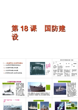 八年级历史下册 第五单元 第18课 国防建设课件4 岳麓版-岳麓版初中八年级下册历史课件