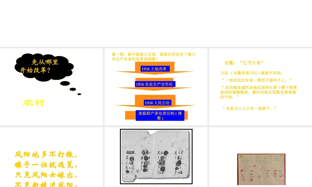 八年级历史下册 第三单元 第11课 农村和城市的改革课件1 岳麓版-岳麓级下册历史课件