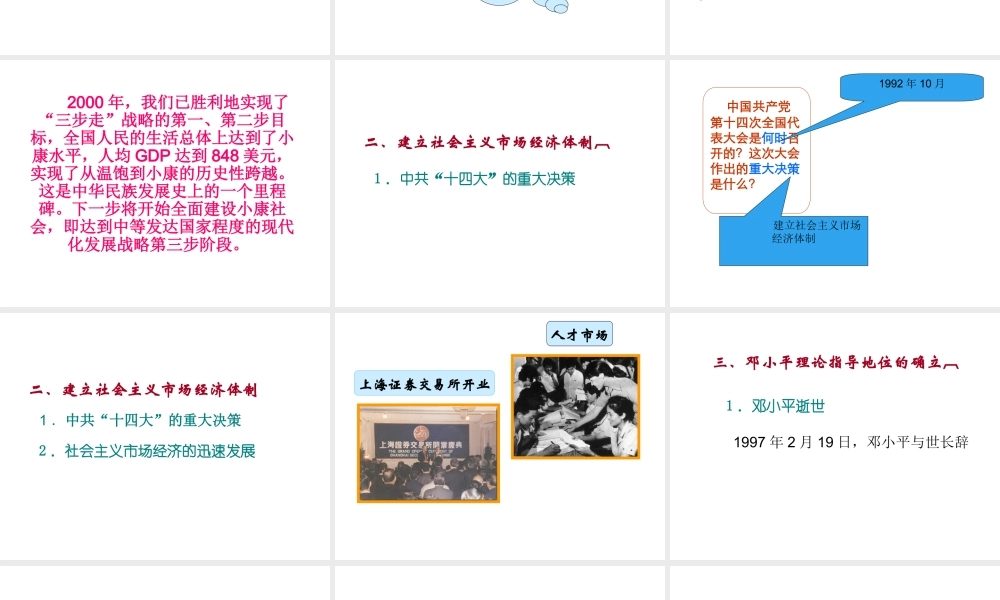 八年级历史下册 第三单元 第14课 有中国特色的社会主义道路课件3 岳麓版-岳麓级下册历史课件