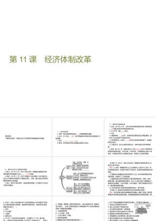 八年级历史下册 第三单元 建设中国特色社会主义 第11课 经济体制改革课件 北师大版-北师大版初中八年级下册历史课件