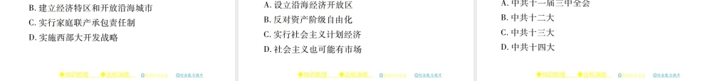 八年级历史下册 第三单元 社会主义现代化建设的新时期 第八课 改革开放的全面展开课件 川教版-川教级下册历史课件