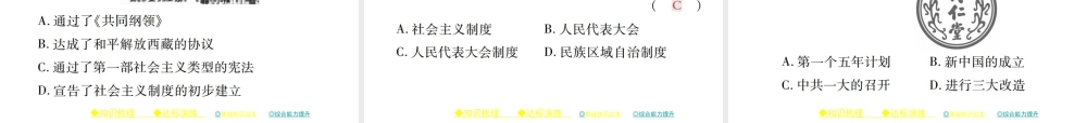 八年级历史下册 第三课 社会主义制度的建立课件 川教版-川教版初中八年级下册历史课件