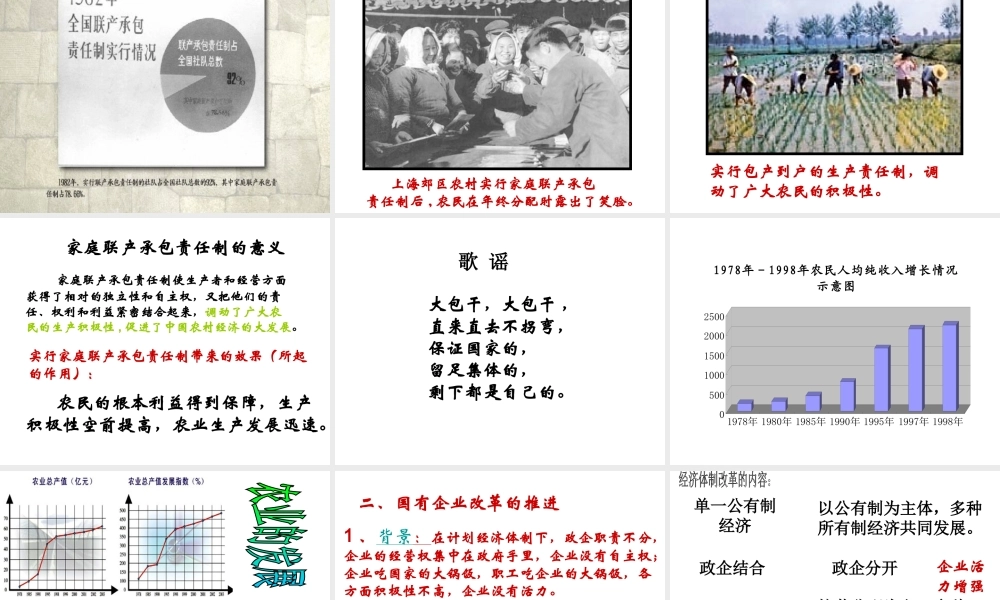 八年级历史下册 第8课 改革开放的全面展开课件 川教版-川教级下册历史课件