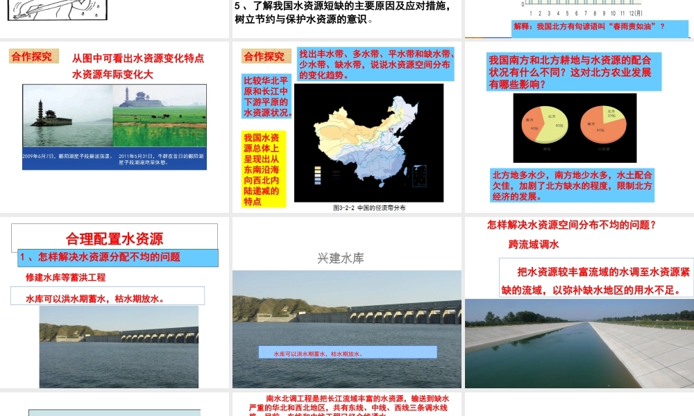 八年级地理上册 3.2 节约与保护水资源课件 （新版）商务星球版