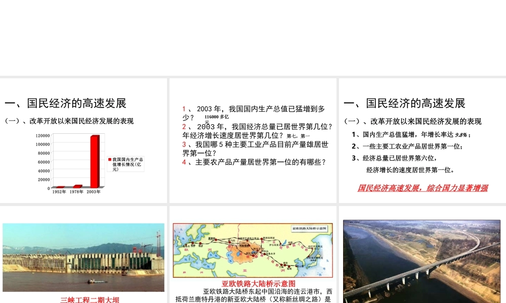 八年级历史下册 第9课 世界经济的奇迹课件2 川教版-川教版初中八年级下册历史课件