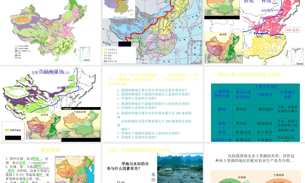 八年级地理上册 3.2 土地资源课件 新人教版-新人教版初中八年级上册地理课件