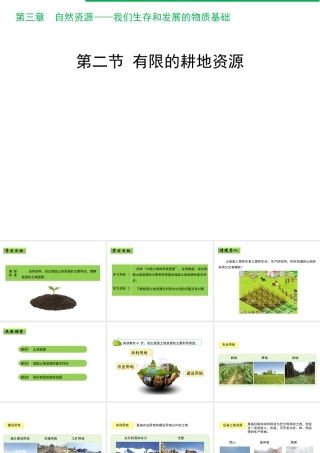 八年级地理上册 3.2 有限的耕地资源课件1 晋教版-人教版初中八年级上册地理课件