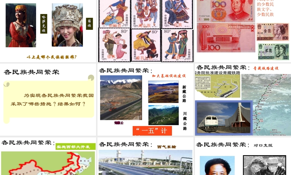 八年级历史下册 第四单元 第12课《民族团结与民族区域自治》课件4 华东师大版-华东师大版初中八年级下册历史课件