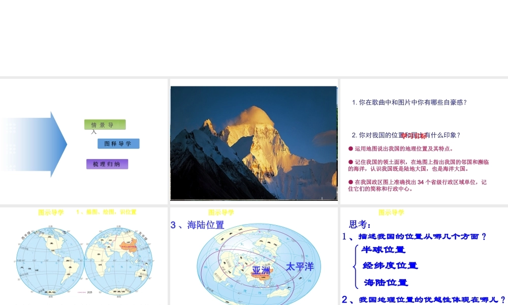 八年级地理上册 1.1 疆域课件2 （新版）新人教版