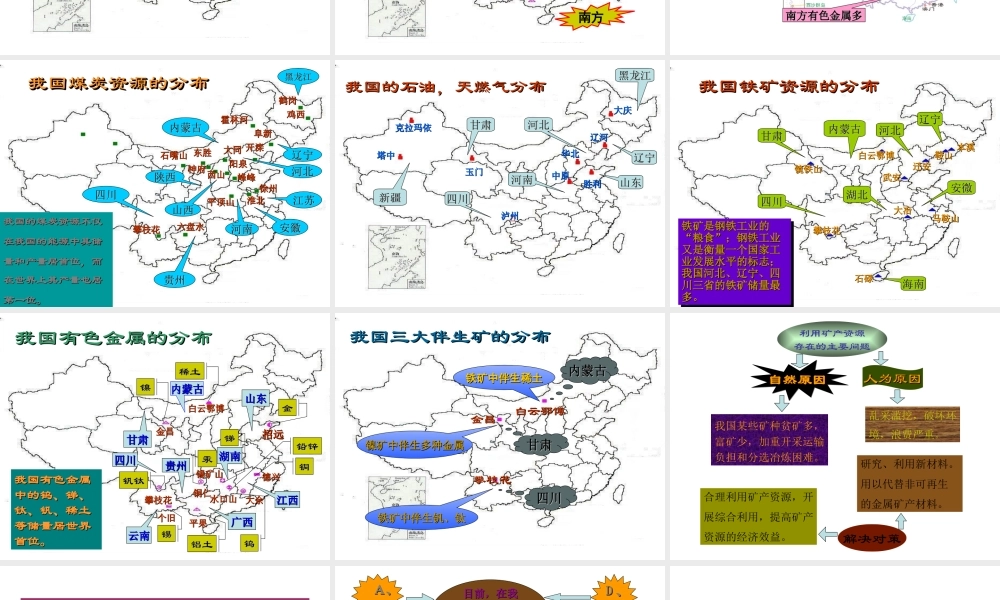 八年级地理上册 第3章 第1节 自然资源概况课件 （新版）湘教版-（新版）湘教版初中八年级上册地理课件