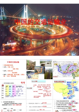 八年级地理上册 4.4 交通运输业课件 湘教版-湘教版初中八年级上册地理课件