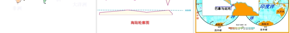 八年级地理上册 1.2《海陆分布》课件3 中图版-中图版初中八年级上册地理课件