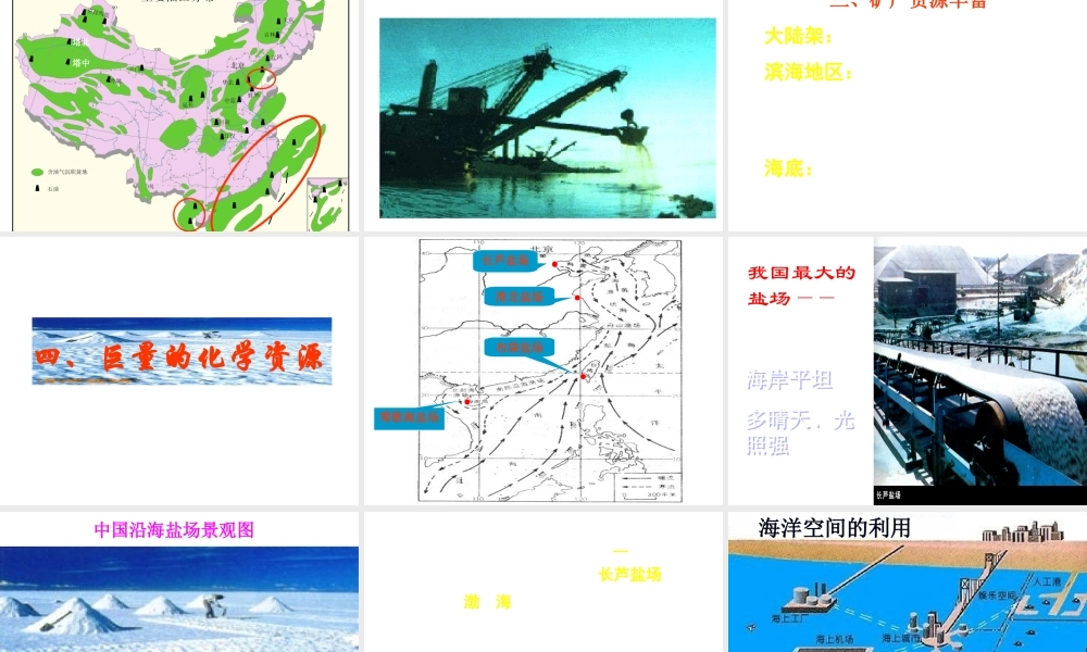 八年级地理上册 3.4《中国的海洋资源》课件3 （新版）湘教版-（新版）湘教版初中八年级上册地理课件