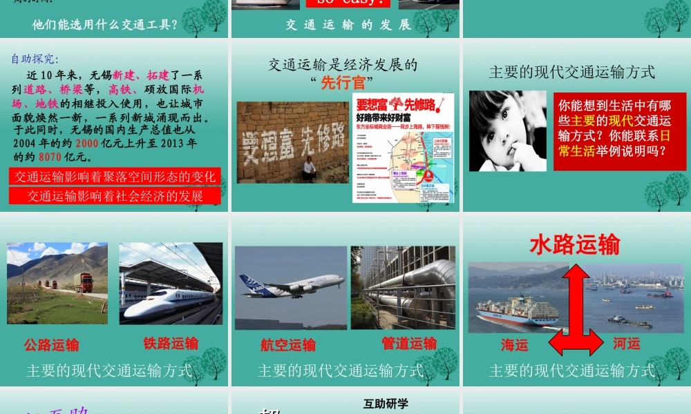 八年级地理上册 4.1 交通运输课件1 （新版）新人教版-（新版）新人教版初中八年级上册地理课件