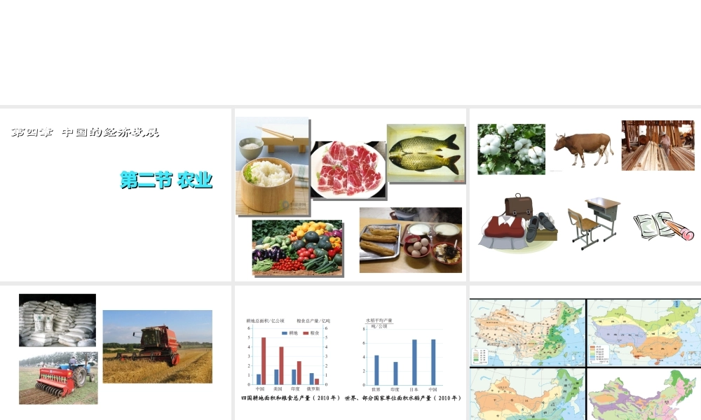 八年级地理上册 第4章 第2节 农业课件 （新版）新人教版