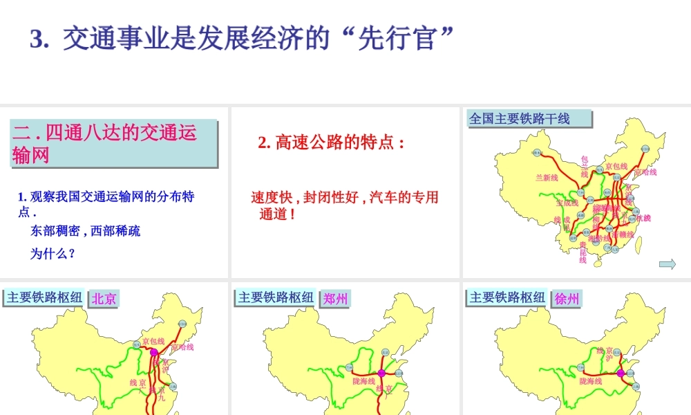 八年级地理上册 4.1 交通运输课件2 （新版）新人教版-（新版）新人教版初中八年级上册地理课件