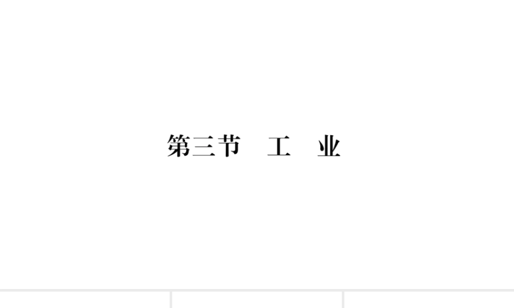 八年级地理上册 第4章 第3节 工业课件 （新版）新人教版-（新版）新人教版初中八年级上册地理课件