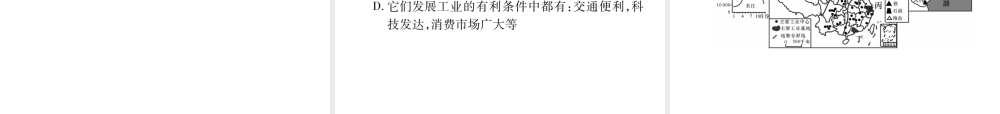 八年级地理上册 第4章 第3节 工业习题课件 （新版）新人教版-（新版）新人教版初中八年级上册地理课件