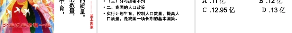 八年级地理上册 1.3 中国的人口课件 湘教版-湘教版初中八年级上册地理课件